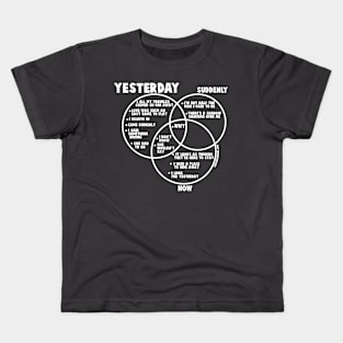 Yesterday in set theory Kids T-Shirt